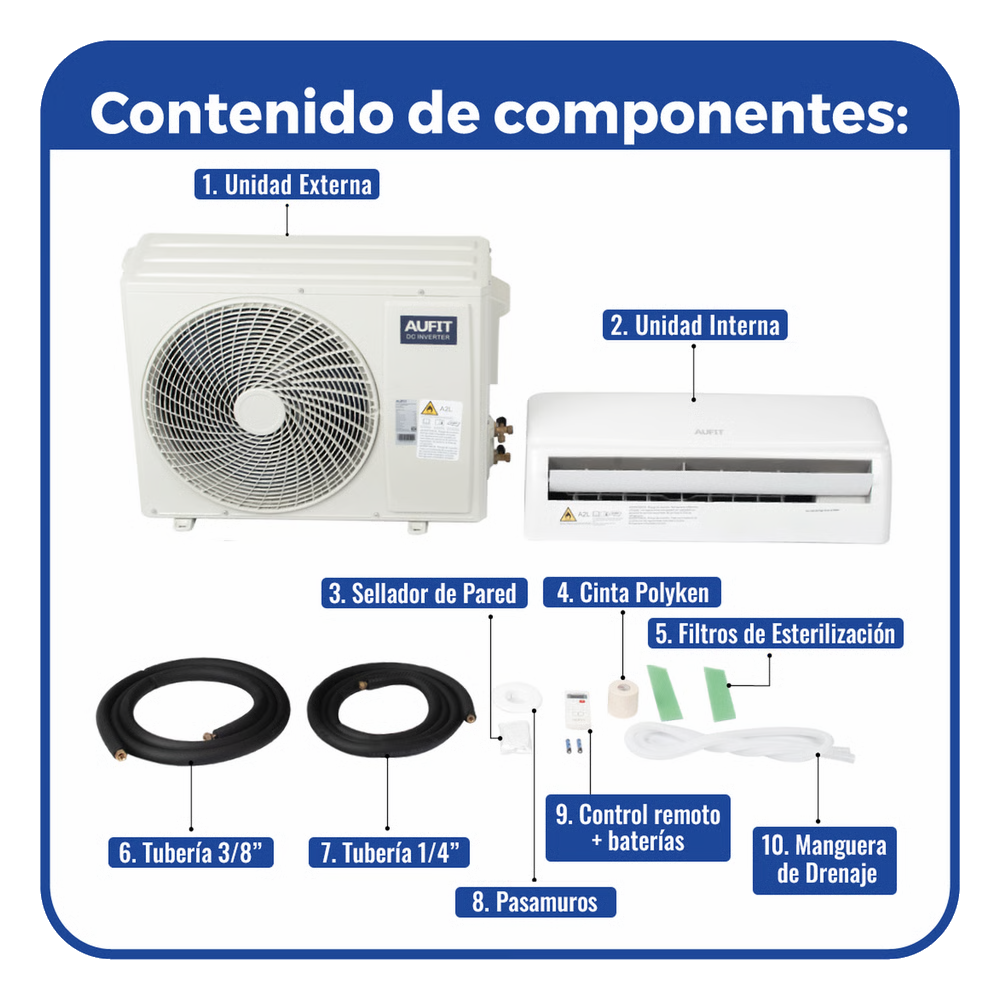 Minisplit WiFi Inverter / SEER 20 / Frío · vista 5